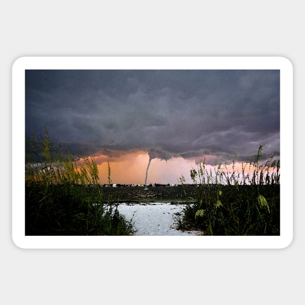 Waterspout Sticker by dltphoto